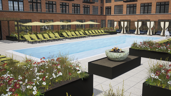 Resort-style pool